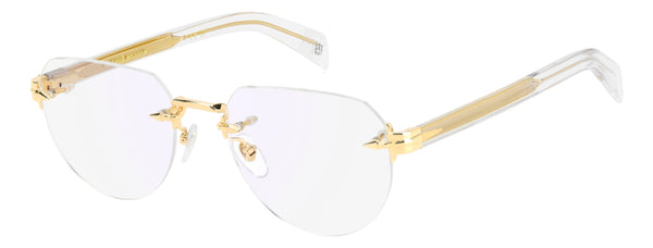 Occhiali da Vista David Beckham Uomo Oro DB 7145 | Design Elegante