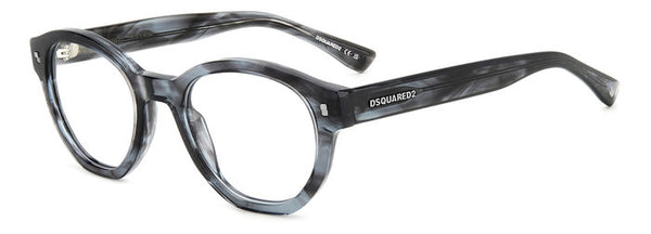 WOMEN'S EYEGLASSES DSQUARED2 D2 0025 - 807 BLACK 