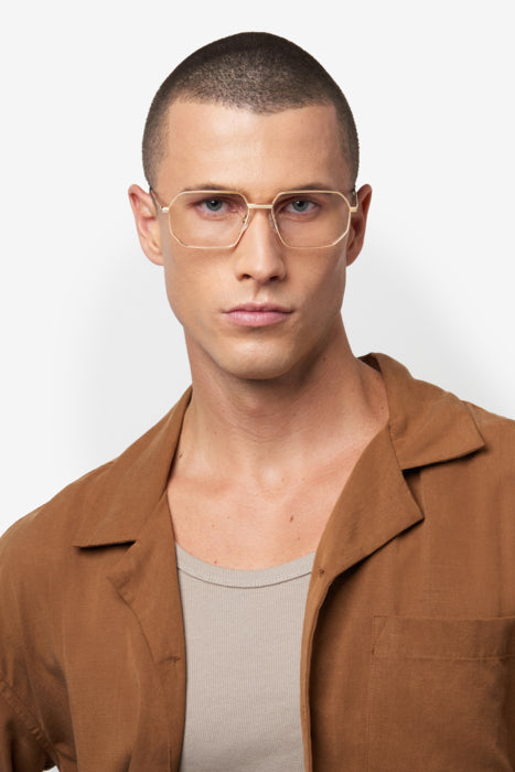 Occhiali da Vista Uomo DSQUARED2 Oro D2 0158 - Stile Raffinato