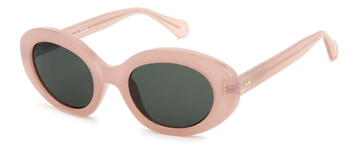 Occhiali da sole Prive Revaux PR3005/G/S da donna color avana con lenti scure, mostrati su sfondo chiaro con luce naturale