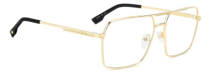 Occhiali da Vista Uomo DSQUARED2 Oro 109378 (D2 0157): Stile Iconico