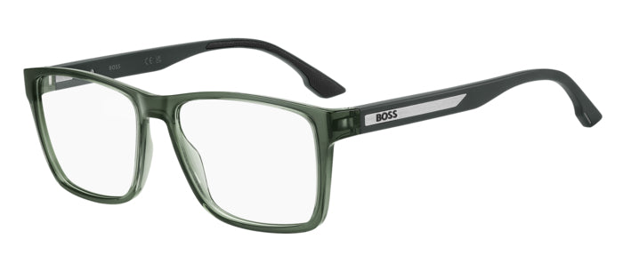 Asta di ricambio originale BOSS per occhiali modello R1117711ED145, colore verde.