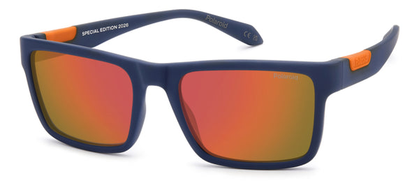 Occhiali da Sole Uomo Polaroid PLD 2172 Blu (Mod. 209011) - Originali