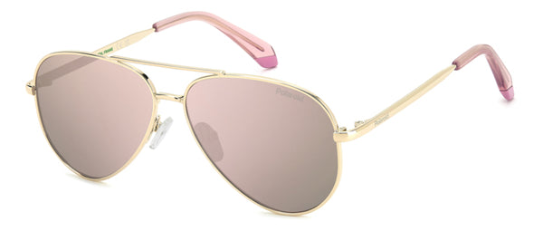 Occhiali da Sole Polaroid Kids 208742 Oro | Protezione Garantita