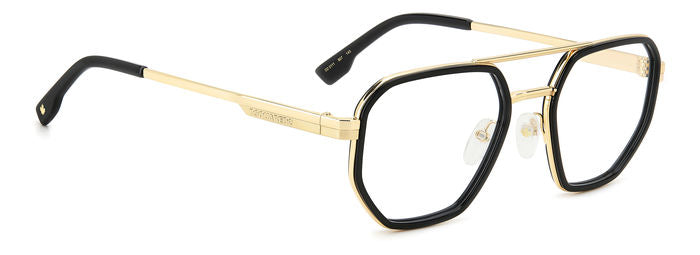 Occhiali da Vista Uomo Dsquared2 Neri D2 0111 | Stile Iconico