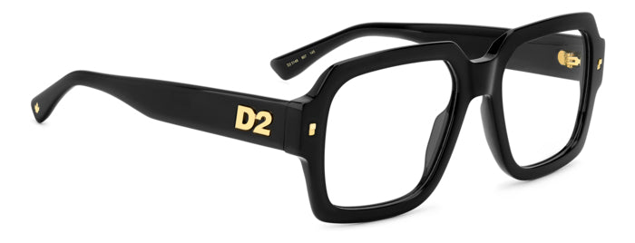 Occhiali da Vista Uomo DSQUARED2 D2 0148 Neri Originali