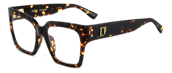 Occhiali da Vista DSQUARED2 Donna Avana D2 0151/G | Stile Autentico