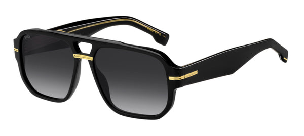 Occhiali da Sole Uomo BOSS 1718/S Neri Originali | Spedizione Veloce