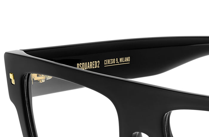 Occhiali da vista uomo DSQUARED2 D2 0147 Neri | Stile Distintivo