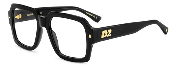 Occhiali da Vista Uomo DSQUARED2 D2 0148 Neri Originali