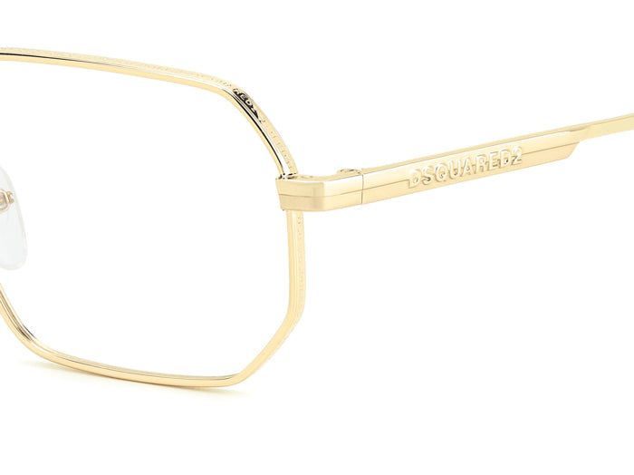 Occhiali da Vista Uomo DSQUARED2 Oro D2 0158 - Stile Raffinato