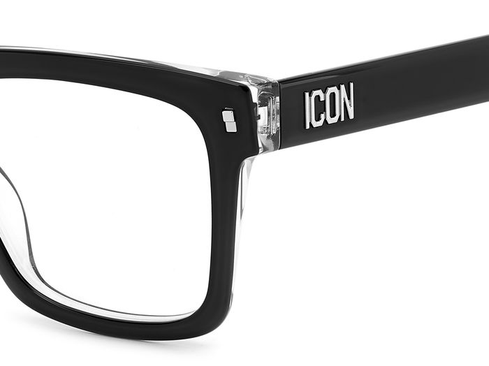 Occhiali da vista uomo Dsquared2 ICON 0013 Neri | Stile Distintivo
