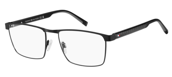 Occhiali da vista uomo Tommy Hilfiger neri TH 2196 | Stile e Comfort