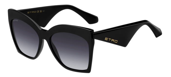 Occhiali da sole da donna Etro modello 207303 0044/S, colore Avana, con montatura in acetato e lenti scure, mostrati su sfond