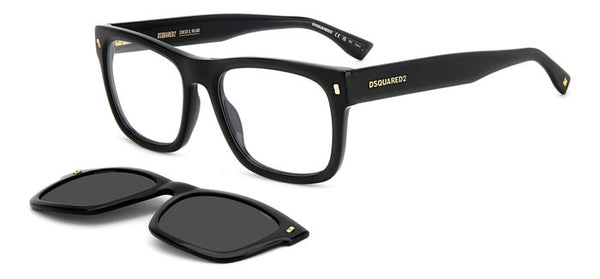 WOMEN'S EYEGLASSES DSQUARED2 D2 0025 - 807 BLACK 