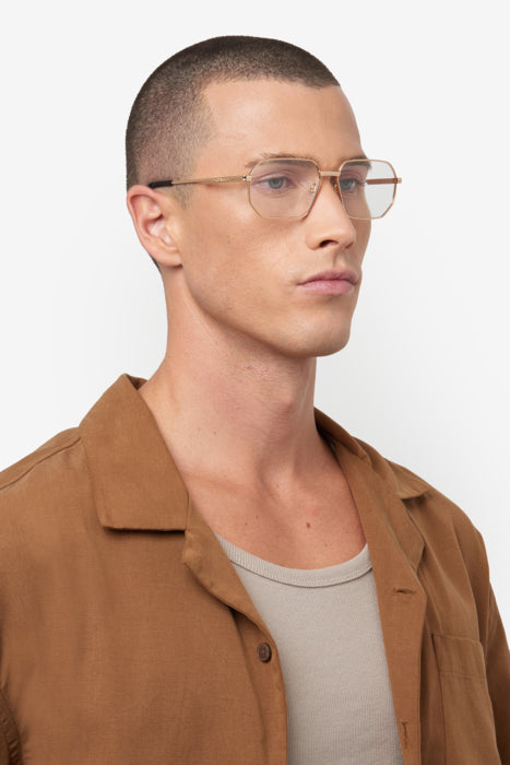 Occhiali da Vista Uomo DSQUARED2 Oro D2 0158 - Stile Raffinato