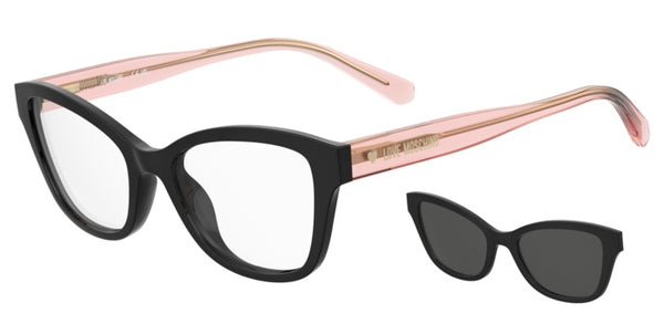 Occhiali da Vista Moschino Love Neri MOL657/C/TN | Eleganza Moderna