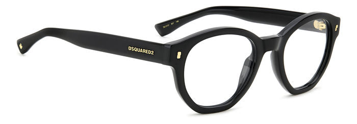 WOMEN'S EYEGLASSES DSQUARED2 D2 0025 - 807 BLACK 
