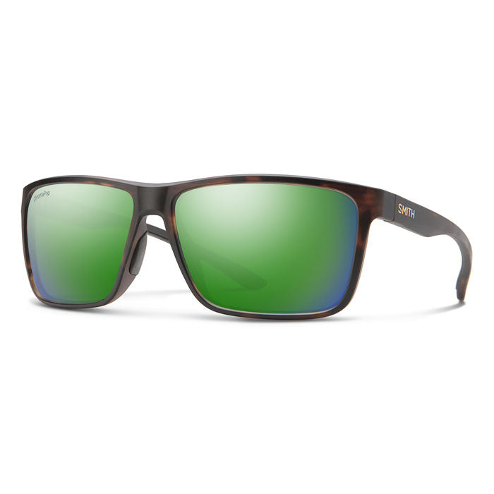 Occhiali da sole uomo Smith Riptide 203682 neri opachi, mostrati frontalmente su sfondo bianco.