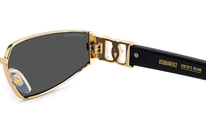 Occhiali da Sole DSQUARED2 Donna Oro 207904 D2 0168/S Originali