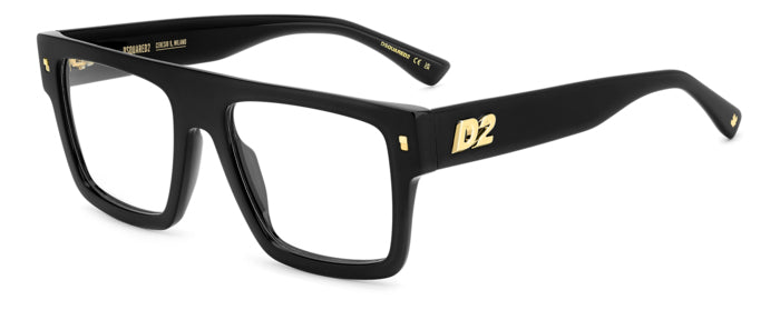 Occhiali da vista uomo DSQUARED2 D2 0147 Neri | Stile Distintivo