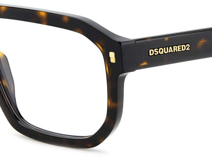 Occhiali da Vista Uomo Dsquared2 D2 0146 Avana