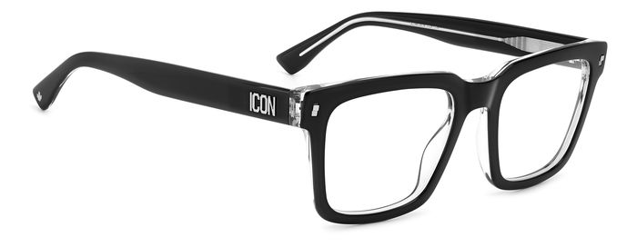 Occhiali da vista uomo Dsquared2 ICON 0013 Neri | Stile Distintivo