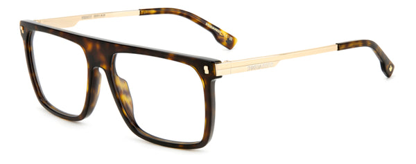 Occhiali da Vista DSQUARED2 Uomo Avana D2 0122 Originali