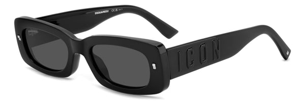 Occhiali da Sole DSQUARED2 Neri ICON 0020/S Unisex | Stile Iconico