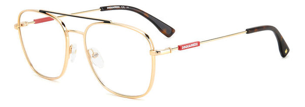 Occhiali da vista DSQUARED2 uomo D2 0047 oro | Shop Online