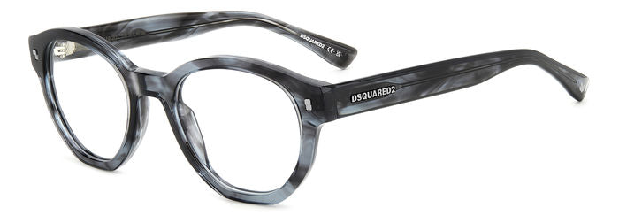 Occhiali da vista uomo DSQUARED2 D2 0131 colore corno, montatura squadrata