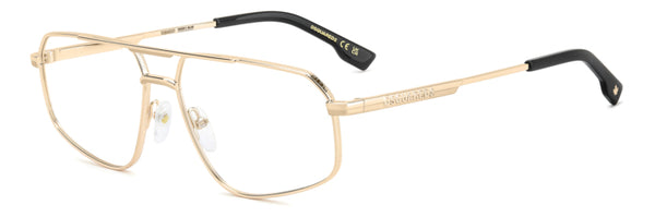 Occhiali da Vista Uomo Dsquared2 Oro D2 0176 | Stile Moderno