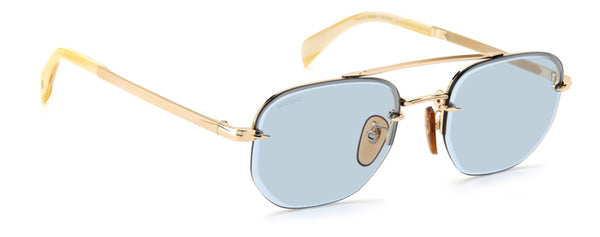 Occhiali da Sole David Beckham Uomo Oro DB 1078/S Originali