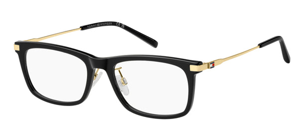 Occhiali da Vista Uomo Tommy Hilfiger Neri TH 2239/F - Stile Classico