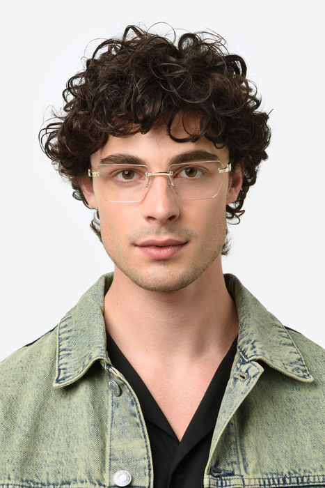 Occhiali da vista DSQUARED2 107888 (D2 0102) da uomo, montatura squadrata grigia in acetato su sfondo neutro.