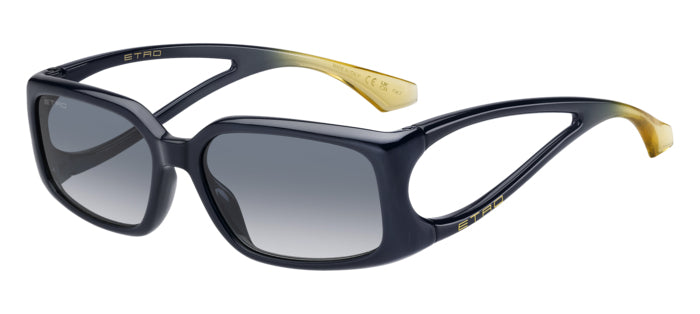 Occhiali da sole Etro donna, modello ETROZEPHYR 209205, colore marrone, visti frontalmente su sfondo chiaro