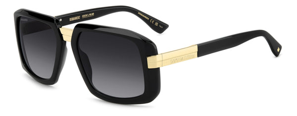 Occhiali da Sole Dsquared2 Uomo Neri 208426 (D2 0178/S) Originali