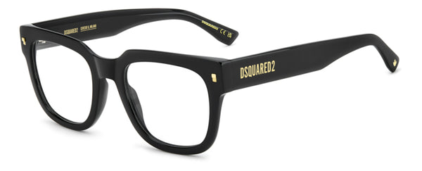 Occhiali da Vista Dsquared2 110177 Uomo Neri | D2 0181 Originali
