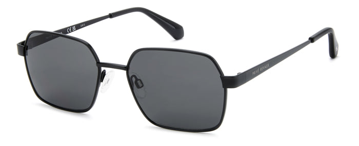 Occhiali da sole Privé Revaux da uomo modello 208930 con montatura color oro lucido e lenti scure, posizionati su una superfi