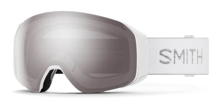 Occhiali da sole Smith 4D MAG S neri con montatura sportiva avvolgente e lenti scure, mostrati su sfondo bianco
