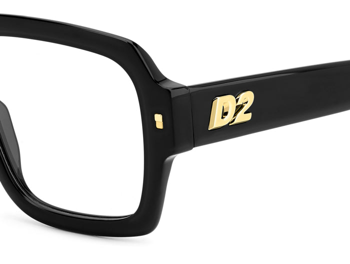 Occhiali da Vista Uomo DSQUARED2 D2 0148 Neri Originali