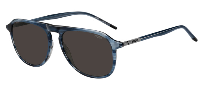 Occhiali da sole HUGO 207976 HG 1345/S da uomo di colore blu, frontale