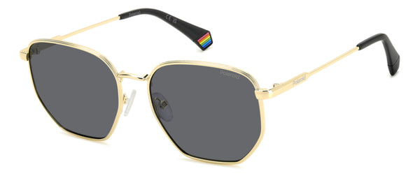 Occhiali da sole Polaroid 209063 Oro - Lenti Polarizzate Unisex
