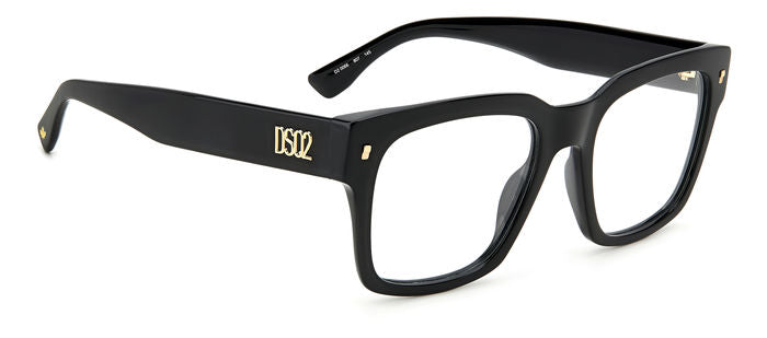 WOMEN'S EYEGLASSES DSQUARED2 D2 0025 - 807 BLACK 