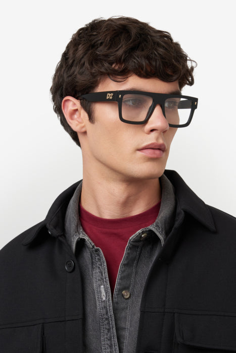 Occhiali da vista uomo DSQUARED2 D2 0147 Neri | Stile Distintivo