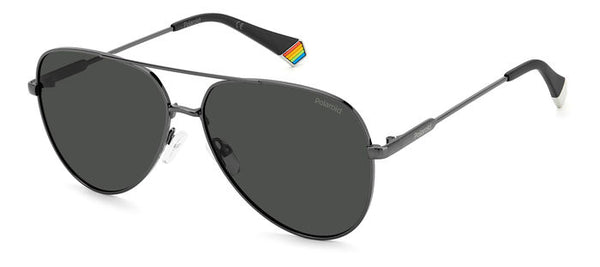 Polaroid 205328 PLD 6187/S Grigio | Occhiali da Sole Unisex