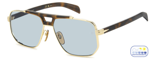 Occhiali da Sole David Beckham Uomo Oro DB 7157/S | Eleganza Distinta