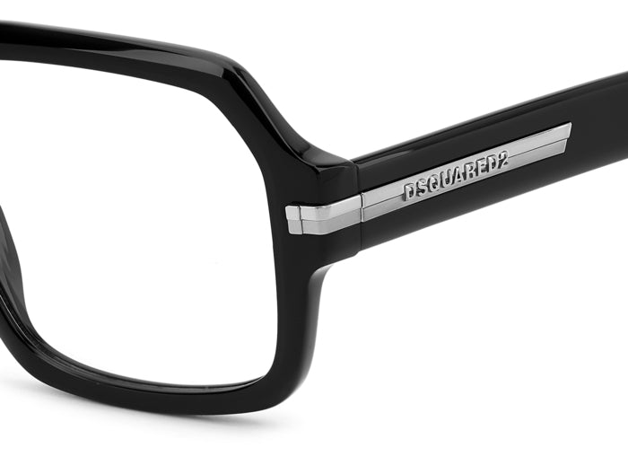Occhiali da Vista Uomo Dsquared2 D2 0162 Neri - Stile Distintivo