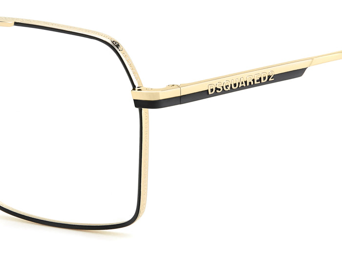 Occhiali da Vista Uomo DSQUARED2 Oro 109378 (D2 0157): Stile Iconico