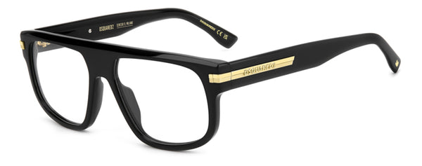 Occhiali da Vista Uomo DSQUARED2 D2 0179 Neri | Montatura Originale